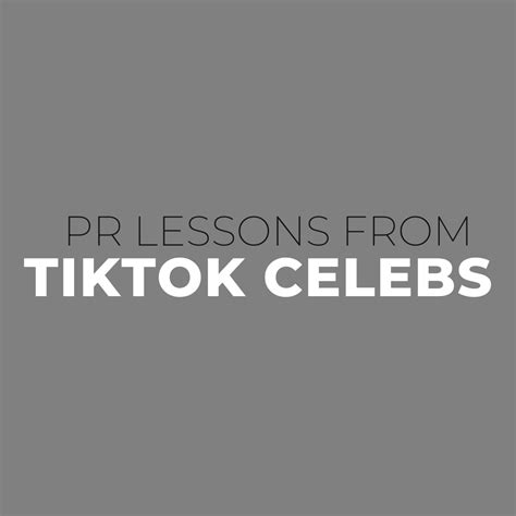 Pr Lessons We Can Learn From Tiktok Stars Obsidian Public Relations
