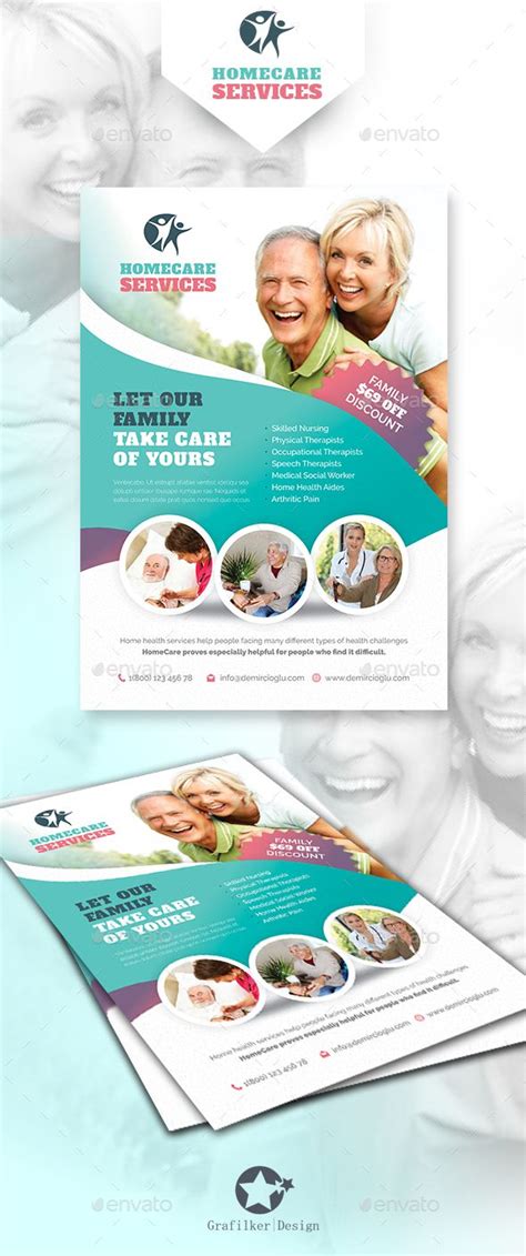 Home Care Flyer Templates | Flyer template, Flyer