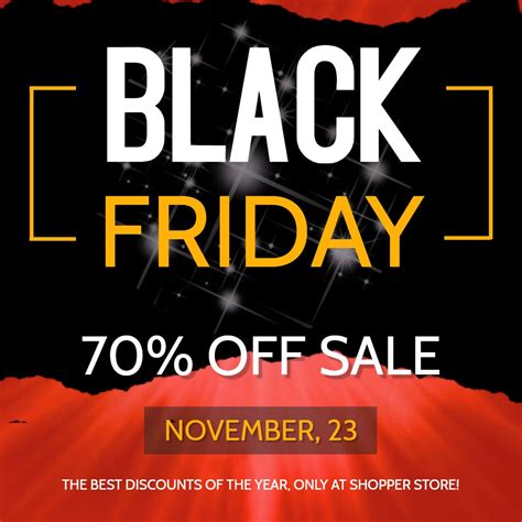 Black Friday Ad Template | Black friday design, Black friday coupon, Black friday ads