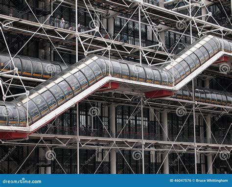 Georges Pompidou Center Paris Stock Photo Image Of Paris Center