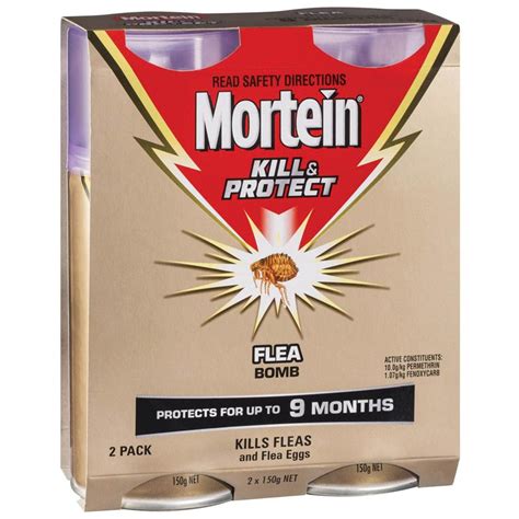 Potentially longer for insects that are harder to kill. Mortein 150g Flea Bomb 2 Pack