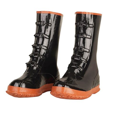 Enguard Mens Size 18 Black Heavy Duty Waterproof 5 Buckle Boots Eg5 18