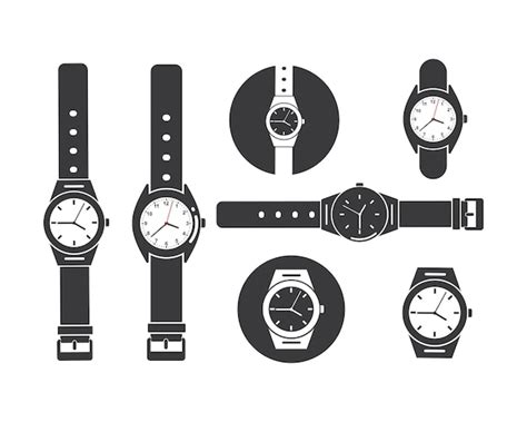 Premium Vector Wrist Watch Icon Vector Template Design