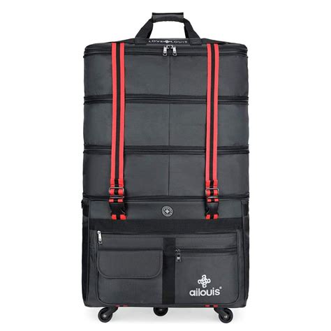 Buy Ailouis 36 Inch Expandable Rolling Duffle Bag Extra Large Xxl