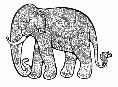 Geometric Animal Coloring Pages Kids Coloring Home