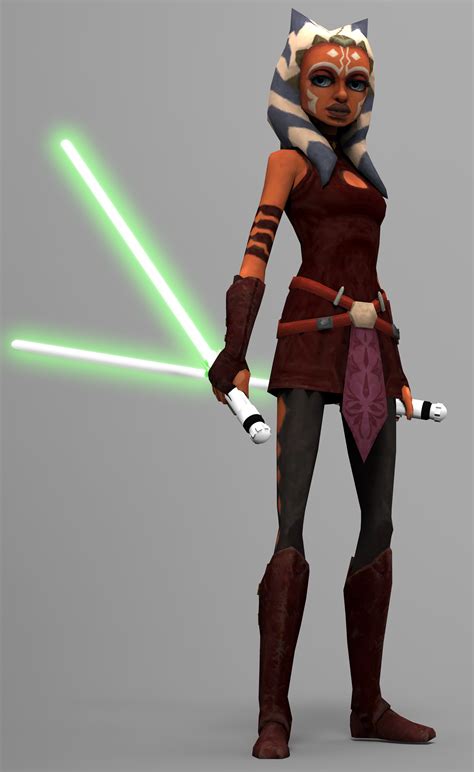 Ahsoka Render 03 by DazzyAllen on DeviantArt