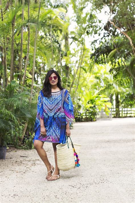 Colorful Beach Cover Up Chic Stylista By Miami Fashion Blogger