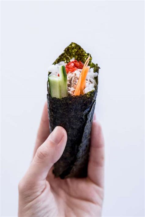 Temaki Sushi Easy Hand Rolled Sushi Wandercooks