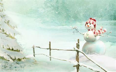 Winter Snowman Wallpaper 61 Images