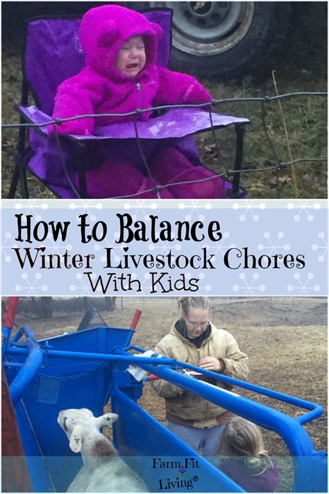 How To Balance Winter Livestock Chores With Kids Farm Fit Living