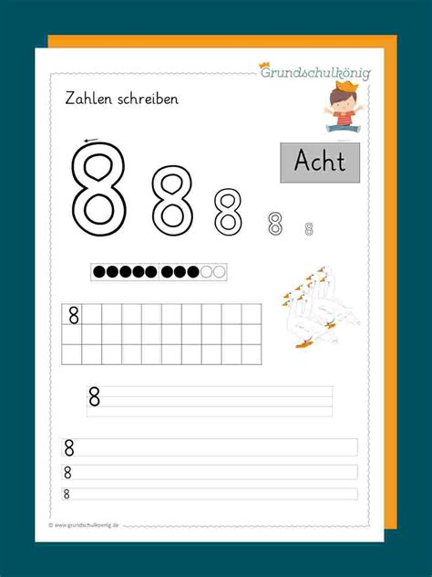 Grundschulkönig uhr kaufen die preiswertesten grundschulkönig uhren im vergleich! Kästchen in 2020 | Zahlen schreiben, Schreiben ...
