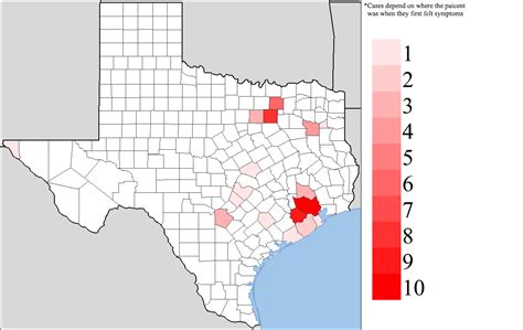 Pcr test) or a viral antigen please confirm government guidelines before selecting this option. Cases of COVID-19 by Texas County (Map by me) (Click and ...