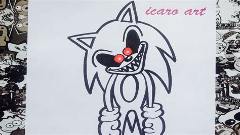 Como Dibujar A Sonic How To Draw Sonic Exe My Crafts And Diy Projects