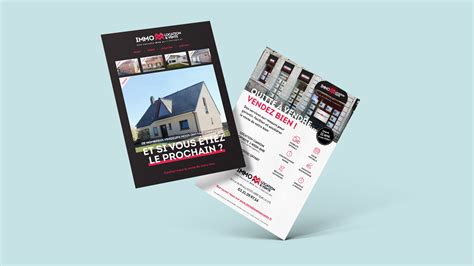 Création Flyer Immobilier Agence Immobilière Immo Location Vente