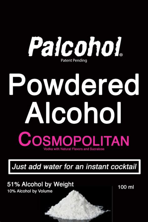 Powdered Alcohol Gets Press Sooner Than Expected