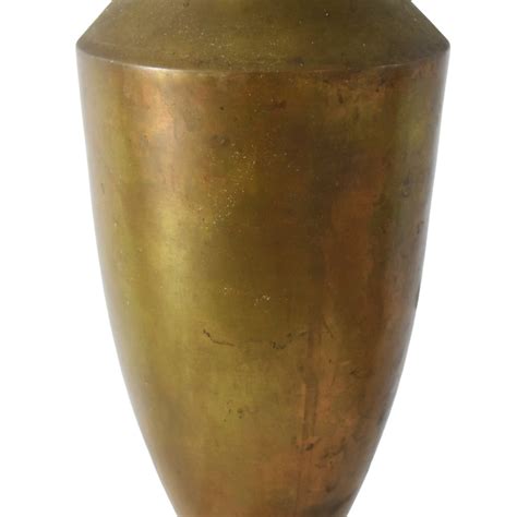 Wwii Trench Art Brass Vase Made From 105mm M14 Spent Tank Shell Casing