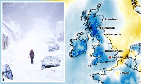 Uk Snow Forecast Britons Braced For Significant Snow Events As Cold