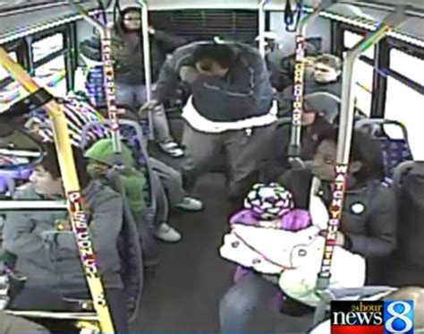 VIDEO Woman Pepper Sprays Man In Michigan Bus Assault That Turns Violent