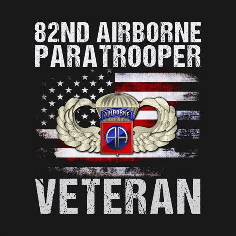 82nd Airborne Paratrooper Veteran Flag 82nd Airborne Paratrooper