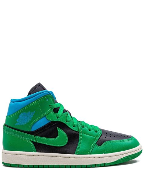 Jordan Air Jordan Mid Lucky Green Aquatone Sneakers Farfetch