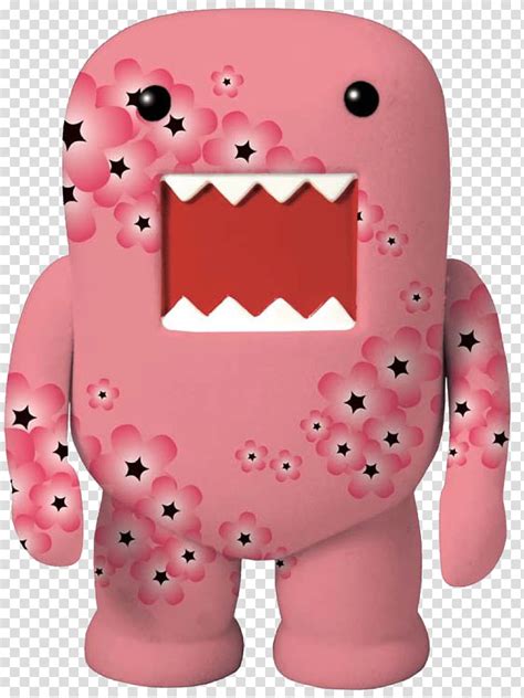 Domo Pink Domo Plush Toy Transparent Background Png Clipart Hiclipart