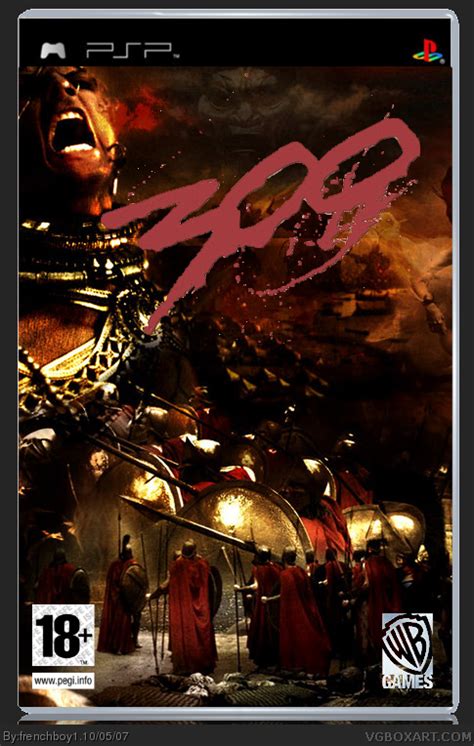 300 Psp Box Art Cover By Frenchboy1