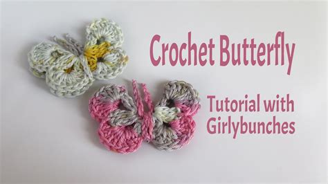 Crochet Butterfly Tutorial Girlybunches Youtube