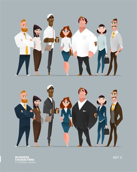 Business Characters Collection By Drumcheggg Graphicriver