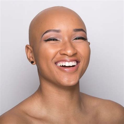 Bald And Beautiful Women Stunning Black Women Whose Bald Heads