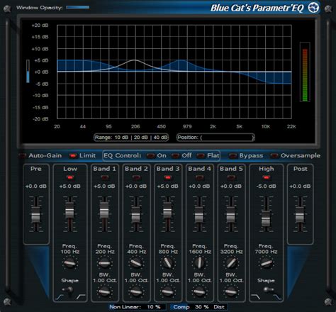 Using blue cat's patchwork introduction the user interface operation. Download Blue Cat's Parametr'EQ 3.52