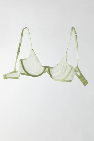 Calvin Klein Sheer Marquisette Unlined Demi Bra Urban Outfitters