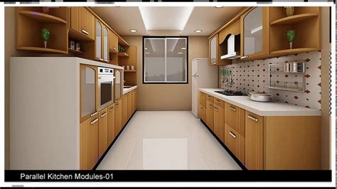 Indian Modular Parallel Kitchen Designs Youtube