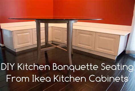 Maybe you would like to learn more about one of these? DIY Kitchen Banquette Bench Using Ikea Cabinets (Ikea Hacks)