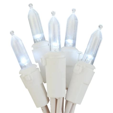 Holiday Time Cool White Led Mini Lights 86 100 Count 4 Pack White