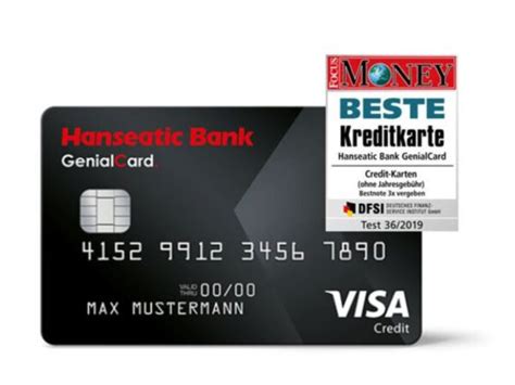 Vom grauen entlein zum stolzen schwan. GenialCard - VISA Reisekreditkarte der Hanseatic Bank ...