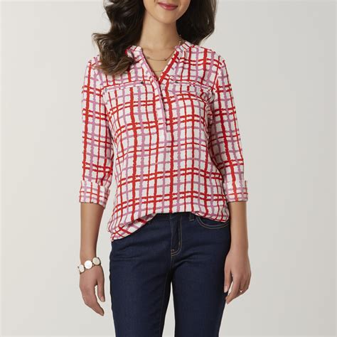Simply Styled Petites Utility Blouse Geometric