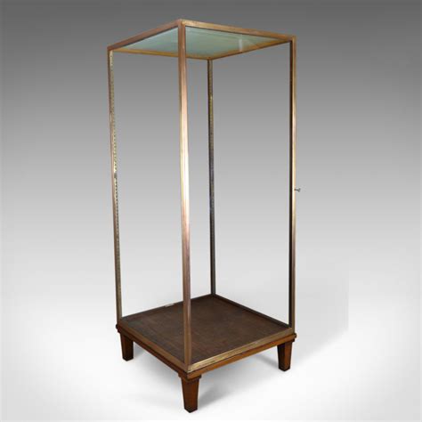 Large Display Case Bronze Museum Quality Showcase A Edmonds And Co