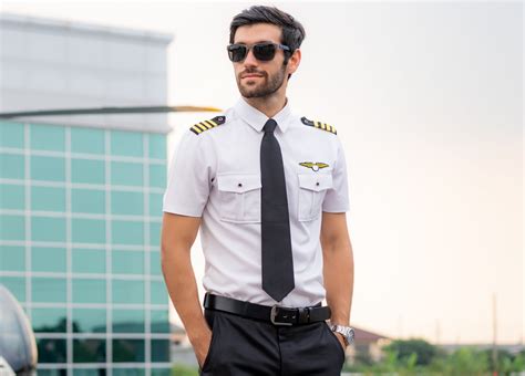 White Airline Pilot Uniforms Shirts Men 2022 Autumn Long Sleeve Slim