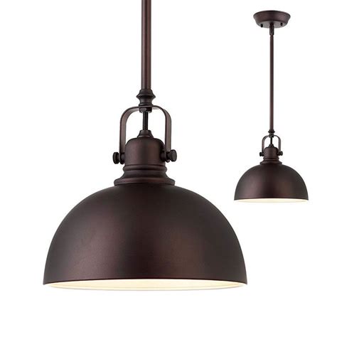 Pack Of Kitchen And Bar Light Mini Pendants With Oil Rubbed Bronze Metal Shade Walmart Com