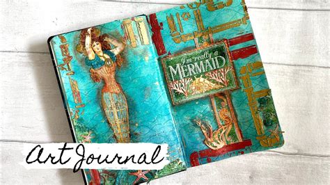 Mixed Media Art Journal With Panpastels Youtube
