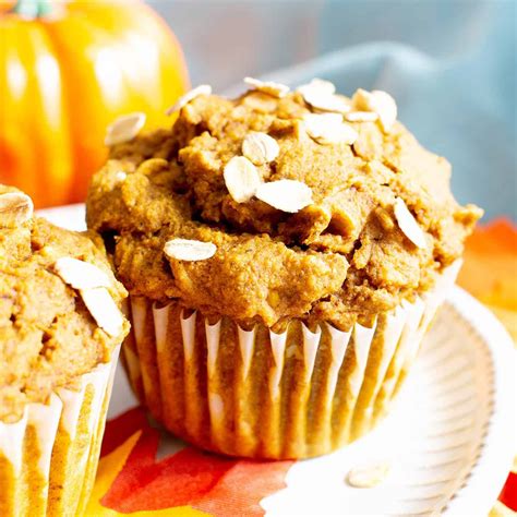 Healthy Pumpkin Oatmeal Muffins V Gf A One Bowl Recipe For Lightly