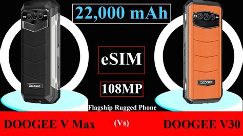 New Flagship Doogee Phone Doogee V Max Vs Doogee V Full Compare