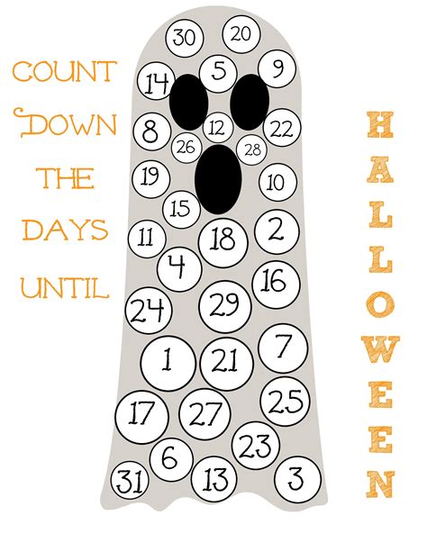 ☀ How Many Days Until Halloween Calendar Nancys Blog