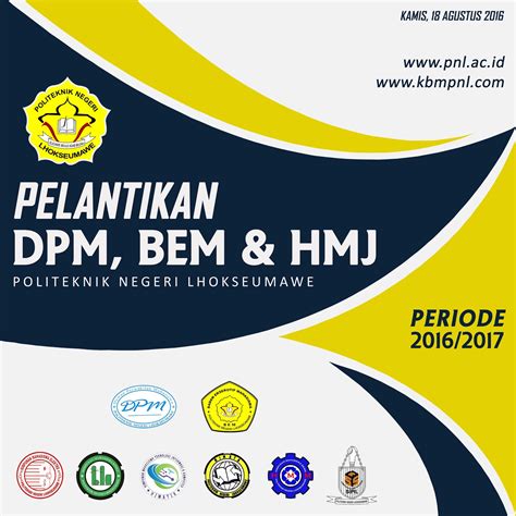 Pelantikan Dpm Bem Dan Hmj Pnl 20162017