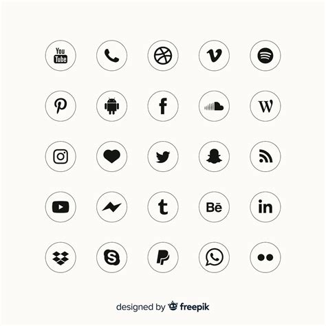 20 Best Free Social Media Icon Sets