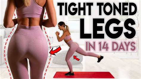 tight toned legs in 14 days home workout youtube