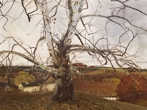 Pennsylvania Landscape Andrew Wyeth Tempera 1941 Rart