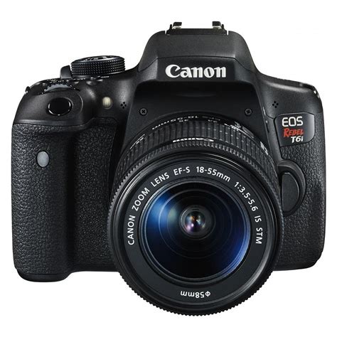 A digital camera stores images digitally rather than recording them on film. Câmera Digital DSLR Canon EOS Rebel T6I com 24.2 MP, LCD 3 ...