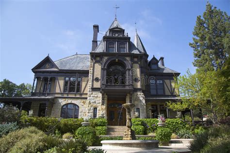 The Historical Rhine House At Beringer Vineyards In Napa Valley