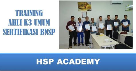 Training Ahli K3 Umum Madya Bersertifikasi Bnsp 0812 8190 8009